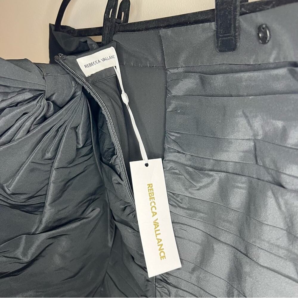 Rebecca Vallance Homecoming Black Bow Embellished Mini Skirt Size 10 US / 14 AUS - Picture 5 of 7